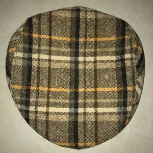 Vintage Plaid Newsboy Cap